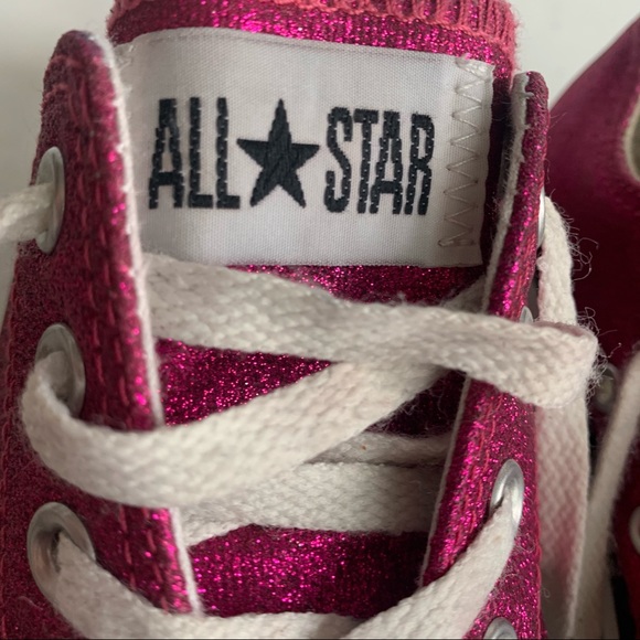 Glitter Pink Converse - Picture 6 of 10